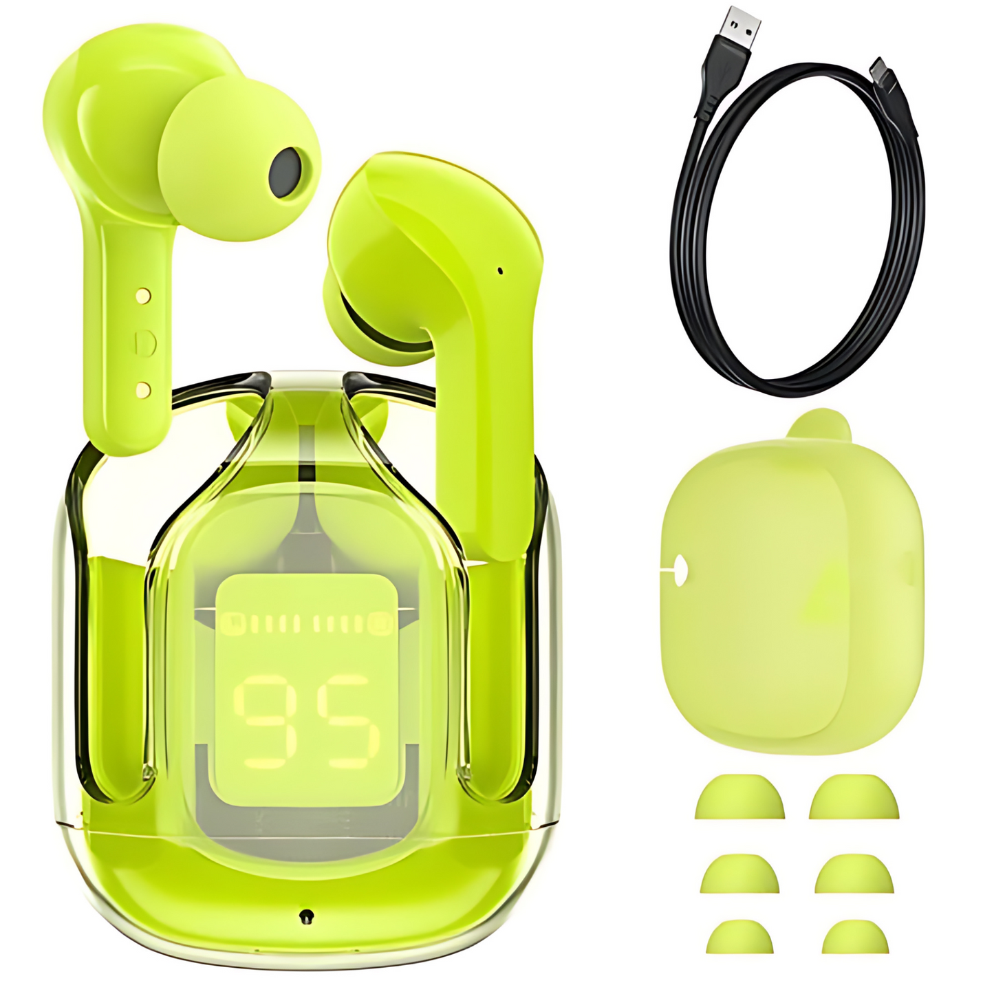 Crystal Clear Sound with T6 Wireless Earphones – Stylish, Powerful, and Convenient