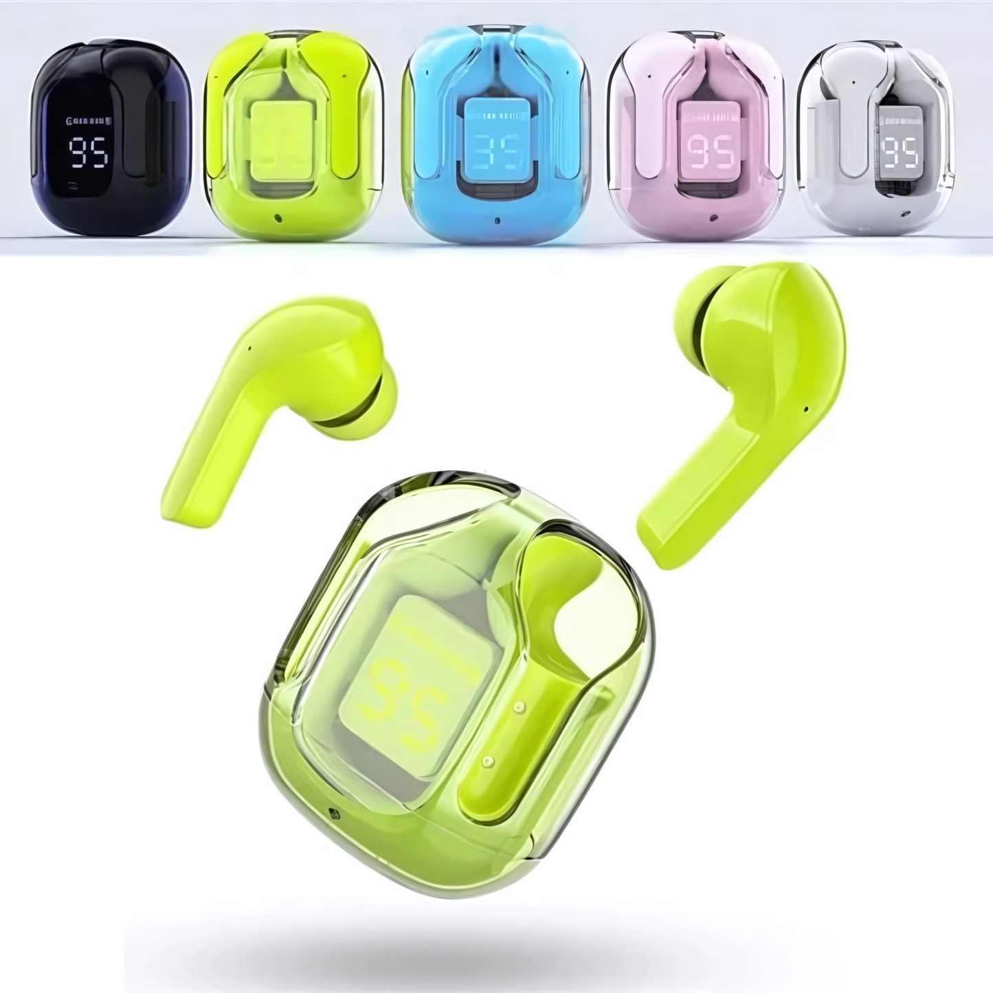 Crystal Clear Sound with T6 Wireless Earphones – Stylish, Powerful, and Convenient